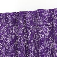 Purple Soma Paisley - Textured