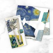 Van Gogh Face Masks - Starry Night Sunflowers Irises 