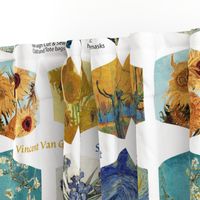 Van Gogh Face Masks - Starry Night Sunflowers Irises 