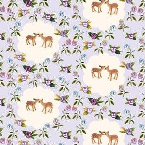 Fawns in Love Palest Lavender