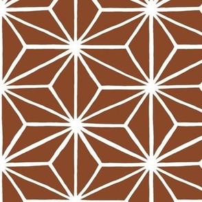 Star Tile, Burnished Leather // x-large