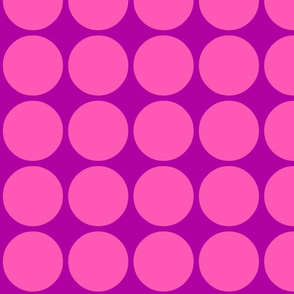 Big Dots in Purple and Pink