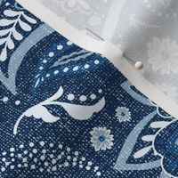 Blue Soma Paisley - Textured