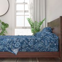 Blue Soma Paisley - Textured