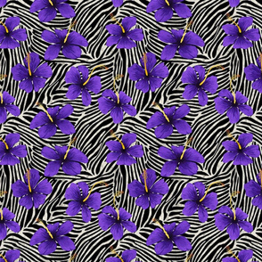 ZEBRA STRIPES V PURPLE SILVER 8