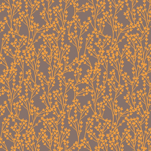 Tiny flowers/ orange