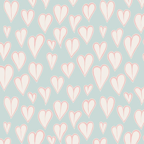 Heart Doodle Pattern 09  (medium)