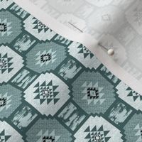textured kilim pine mint sm