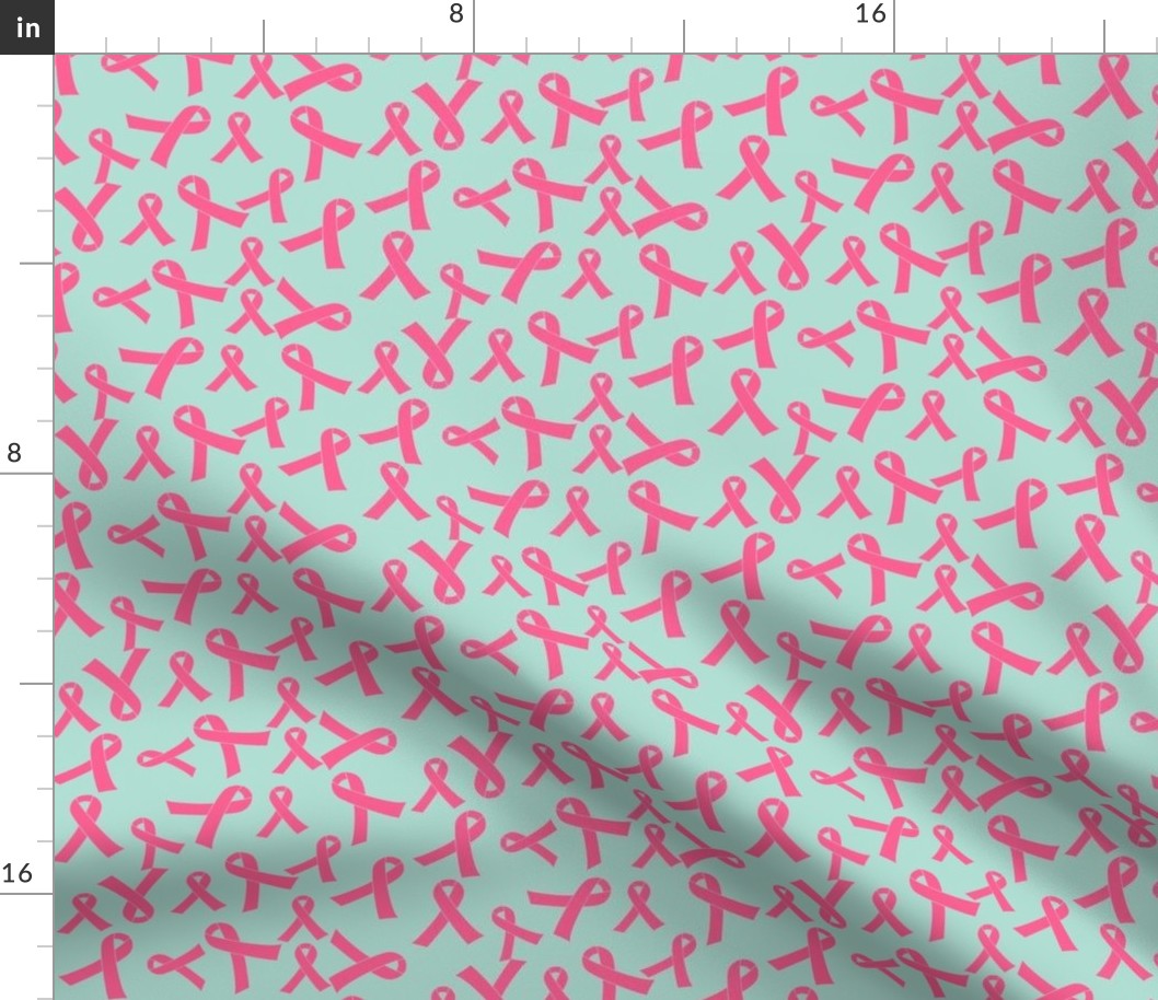 Pink Ribbons Breast Cancer Fabric