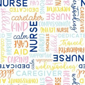 all things nurse - nursing fabric - multi magic - LAD20