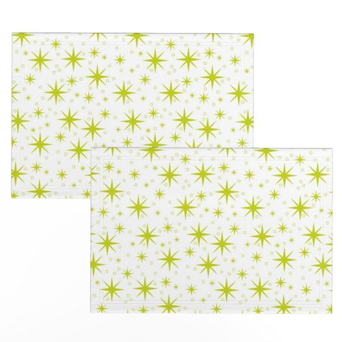 Stardust - lime green/white