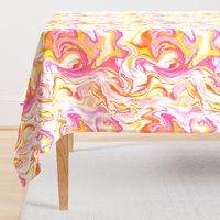 Pink and yellow marble