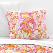 Pink and yellow marble