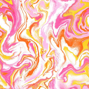 Pink and yellow marble