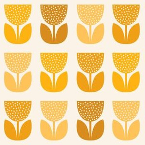 Flower Pattern: Poppy: Light Yellow