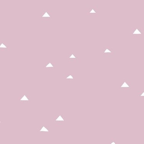 Little inky triangle confetti arrows abstract Scandinavian trend minimal basic nursery pattern lilac purple summer