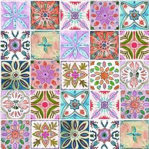 Andalucian tiles colorway Siesta