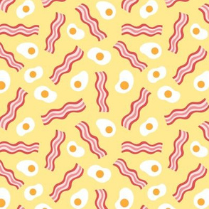 Bacon and Eggs on Yellow