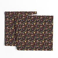 Ditsy Midnight Meadow Micro  Modern Quilt