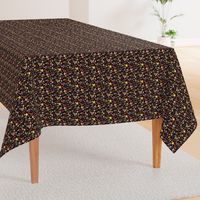 Ditsy Midnight Meadow Micro  Modern Quilt