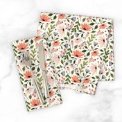 Ditsy modern Floral - small scale 