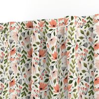 Ditsy modern Floral - small scale 