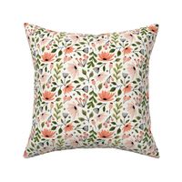 Ditsy modern Floral - small scale 