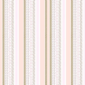 Vertical Feminine Pink Stripes