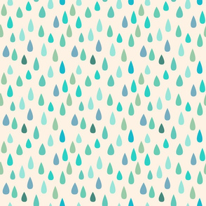 Raindrops {Blue} - small