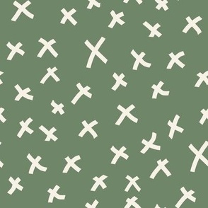 x fabric - cross fabric, criss cross fabric, neutral, nursery fabric, boys fabric, baby boy fabric -sage