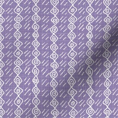 Diamond Stripe (violet linen)