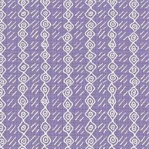 Diamond Stripe (violet linen)