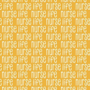 nurse life - yellow - LAD20
