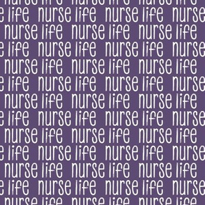 nurse life - purple - LAD20
