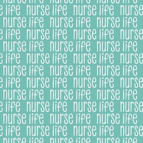 nurse life - liberty aqua - LAD20