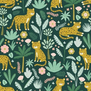 jungle leopards // gold