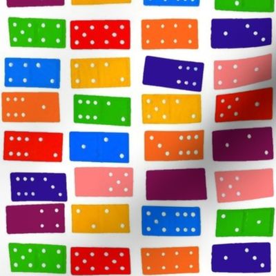 rainbow dominoes