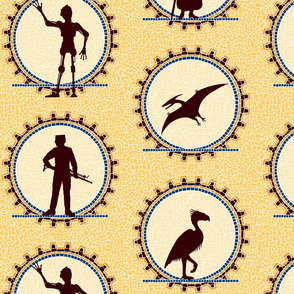 Steampunk Character Silhouettes -- Large version  Â©2012 by Jane Walker