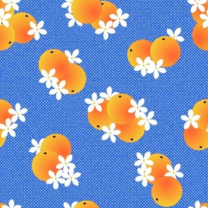 Oranges Blossom Pop Blue 