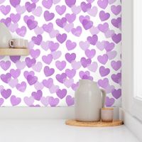 scattered hearts lilac