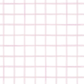 Wide Painted Pink Grid