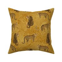 LEOPARD EXOTIC JUNGLE mustard small  scale