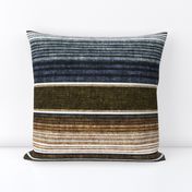 serape southwest stripes - earth blue/grey/green  - LAD20