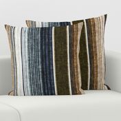 serape southwest stripes - earth blue/grey/green (90)  - LAD20