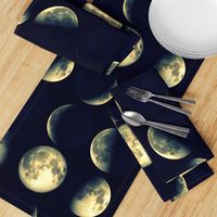 Final Frontier Collection ~ Blue/Yellow Phases of the Moon