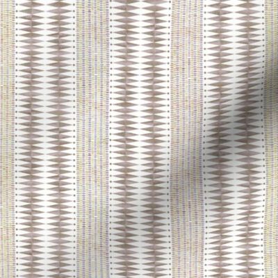 Harlequin Stripes Woven Taupe 450L