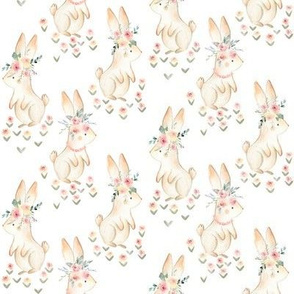 Sweet Bunny – Woodland Rabbit & Flower Patch, Scale C