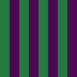 JP6 - Basic Stripes in Royal Purple and Grassy Green