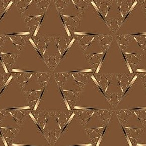 Gold on Brown Pinwheels © Gingezel™ 2012