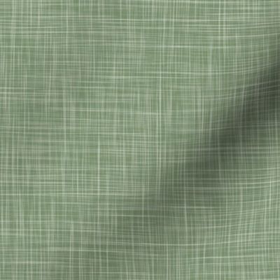 Solid Linen - Dark Green (Monkeys) -  Linen Texture